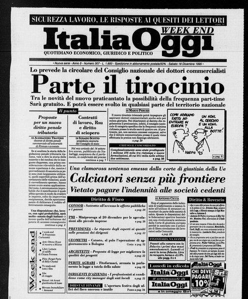 Italia oggi : quotidiano di economia finanza e politica